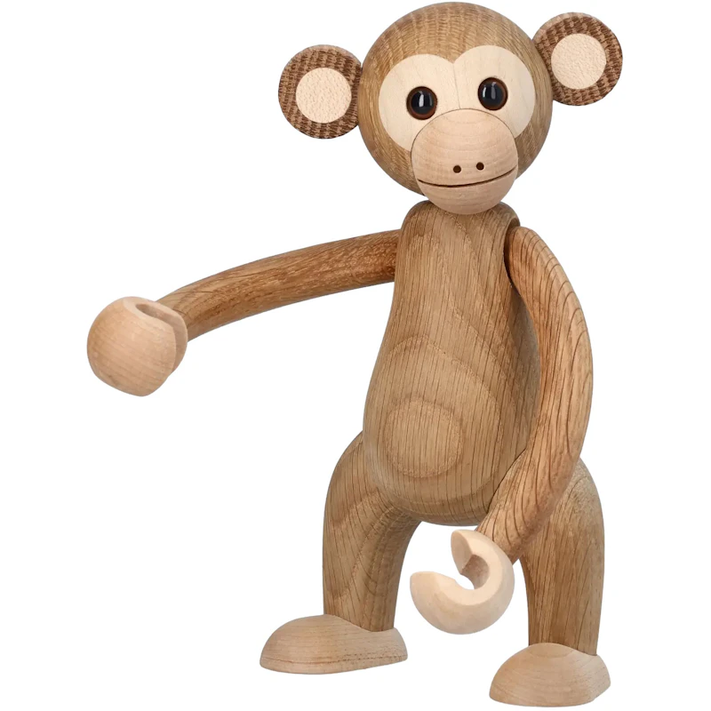 Funky Holzfigur Affe, 21 cm