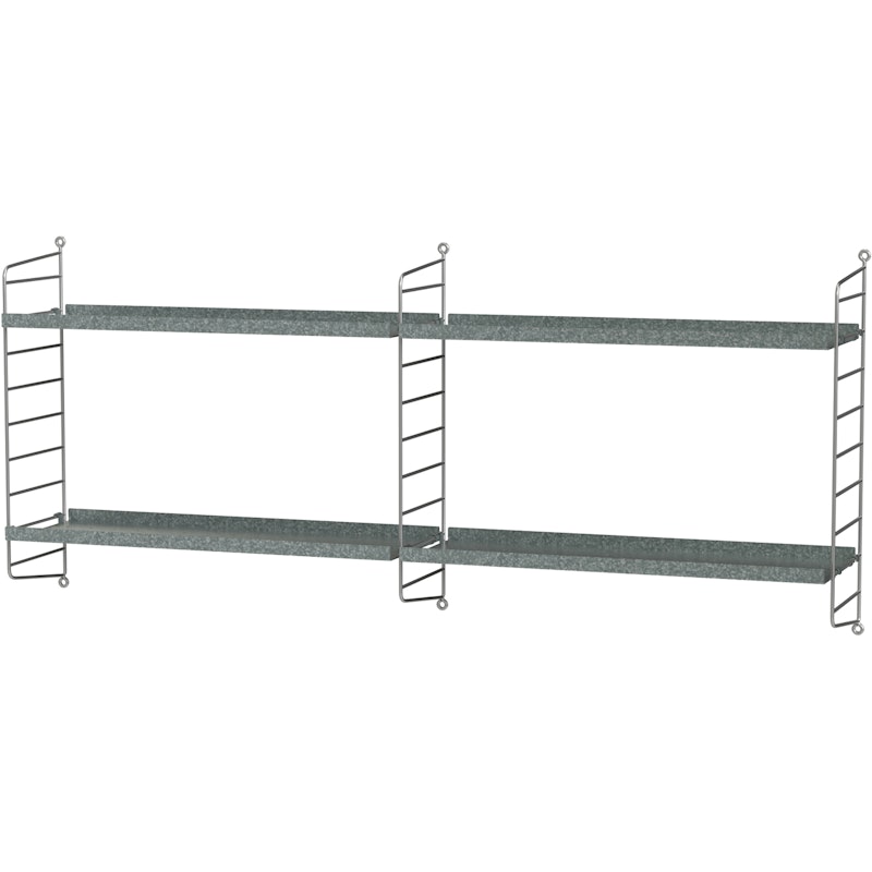 String Outdoor Regal G, Galvanisierter Stahl