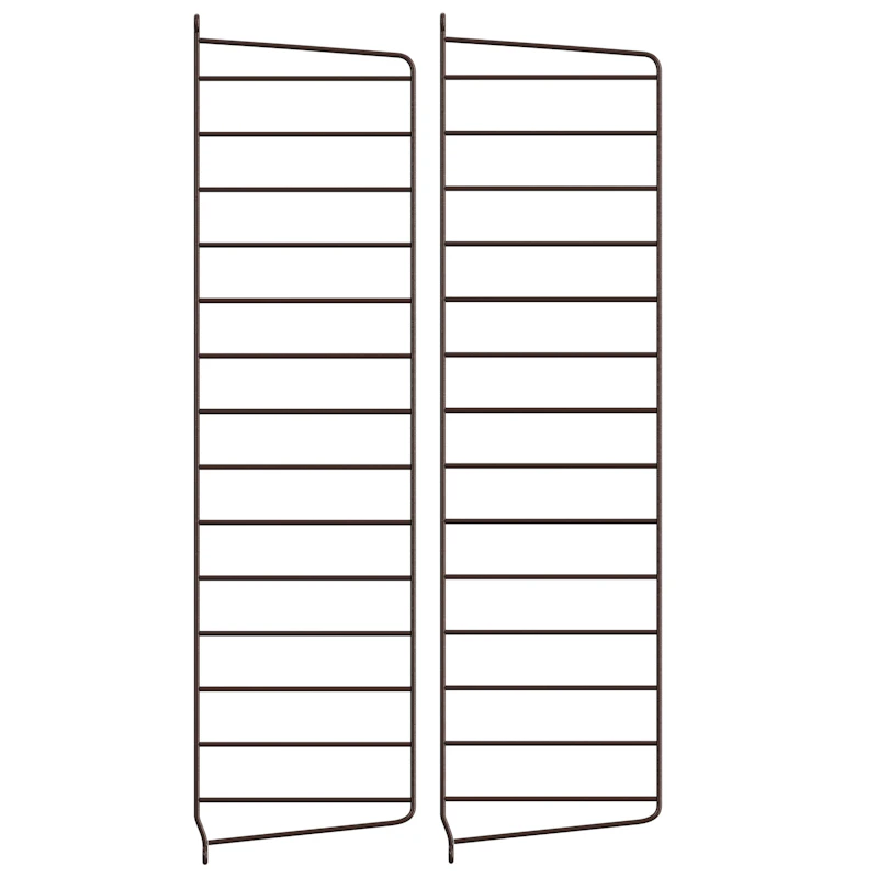 String Paneele 20x75 cm 2-er Set, Dunkelbraun