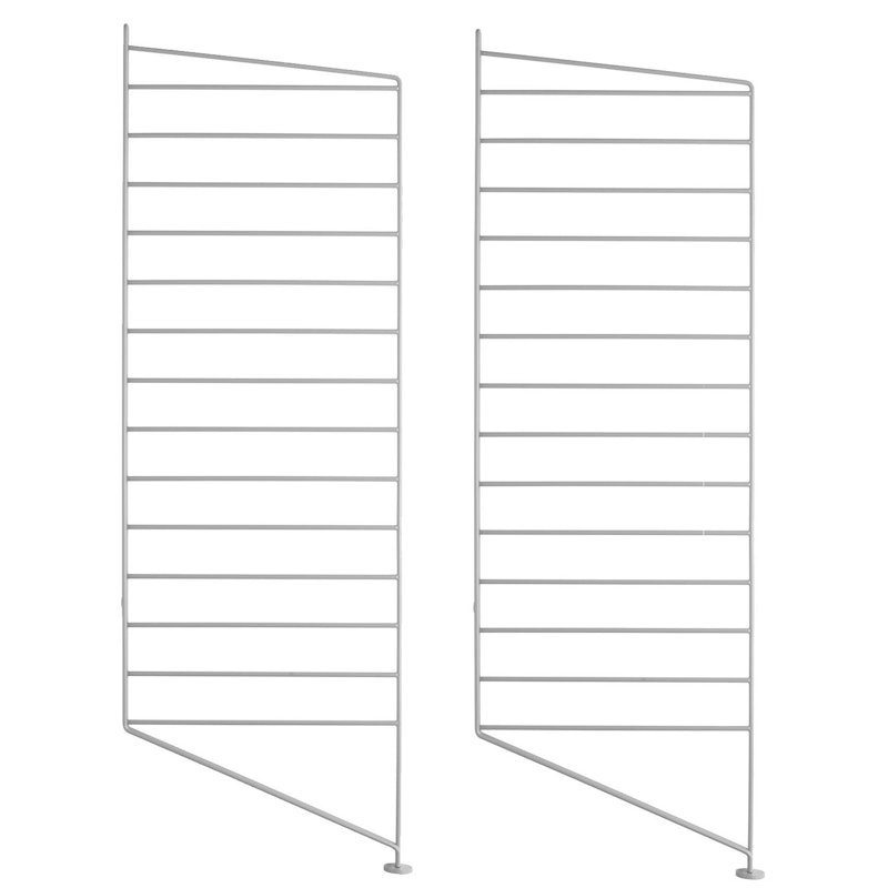 String Paneele Fußboden 30x85 cm 2-er Set, Grau