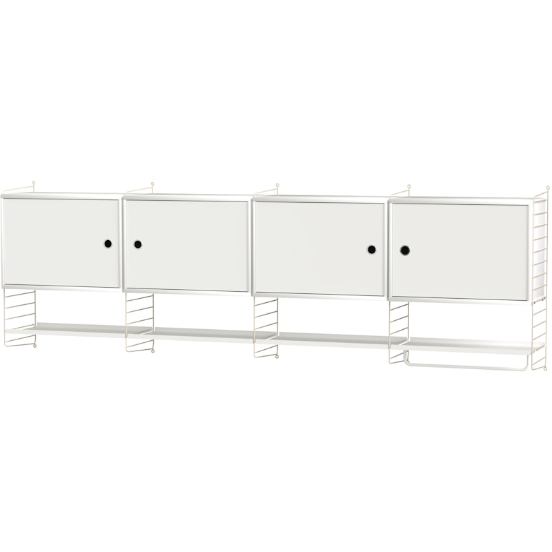 String Shelf Combination K Kitchen, White / Beige