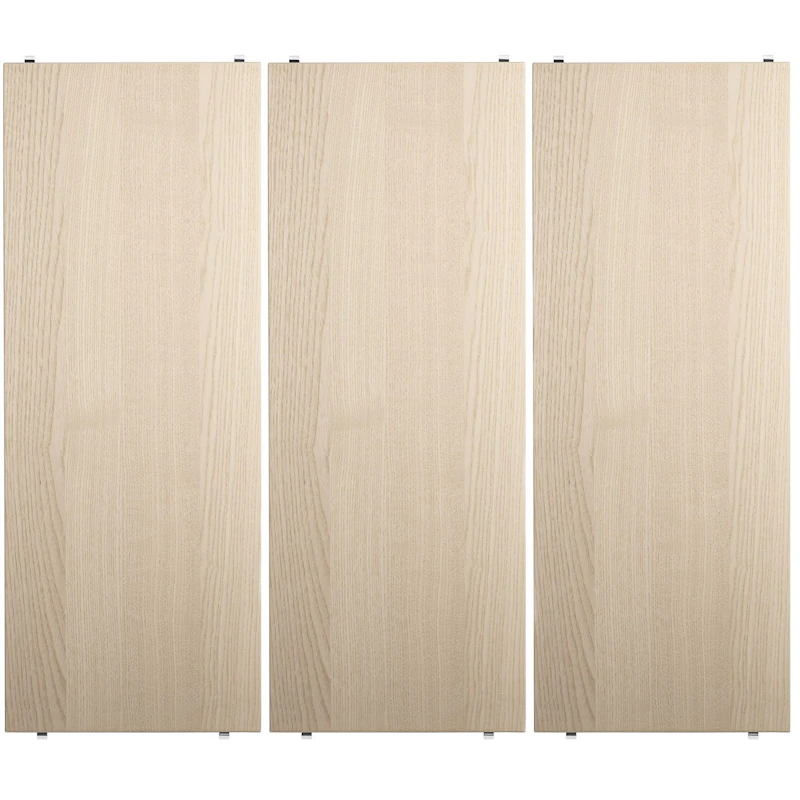 String Regalböden 3-er Set 78x30 cm, Ash