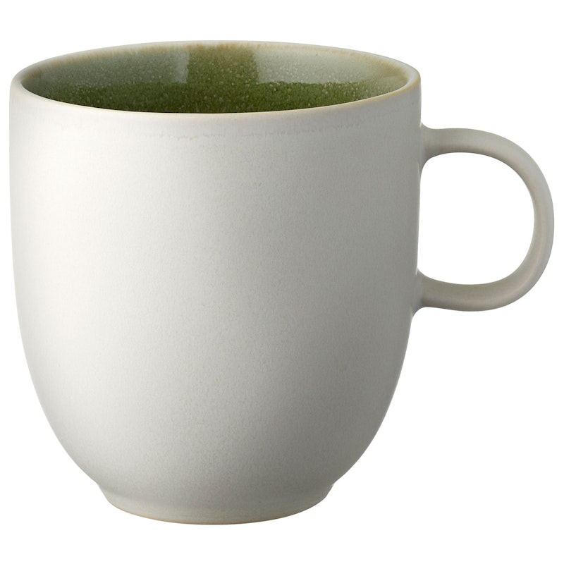 North Tasse 33 cl, Matte White/Shiny Moss