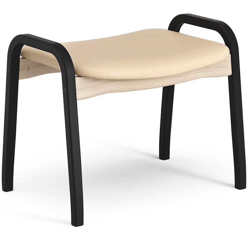 Lamino Duality Fußhocker Leder, Natur