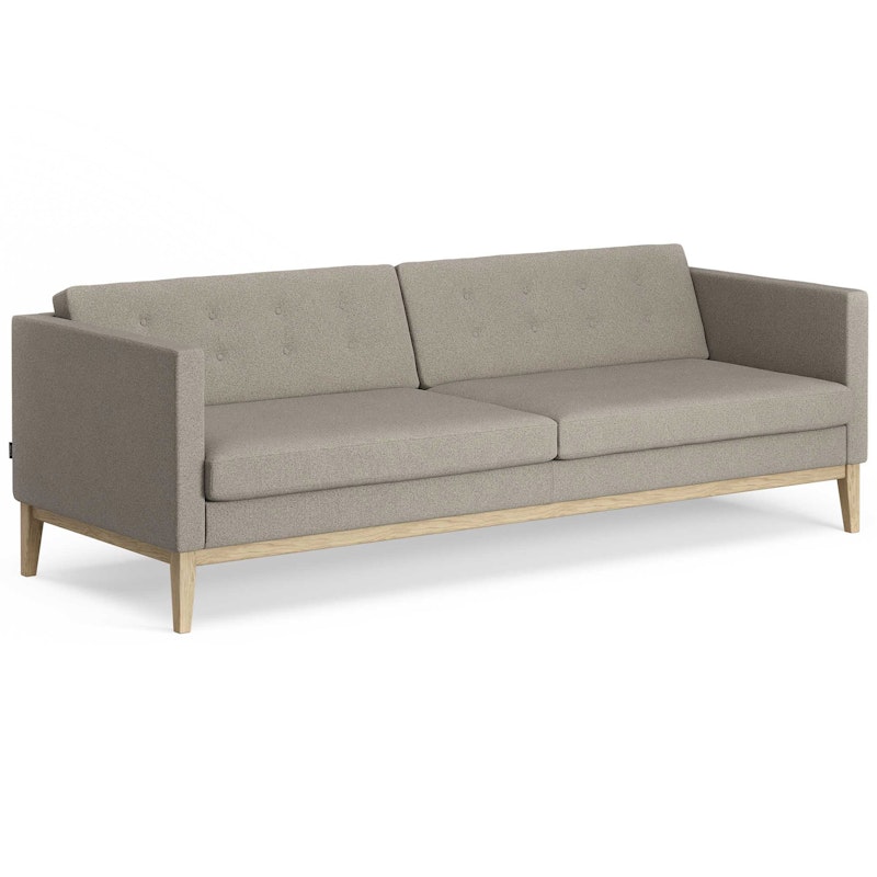 Madison 3-Sitzer-Sofa Mit Knöpfen, Main Line Flax 02