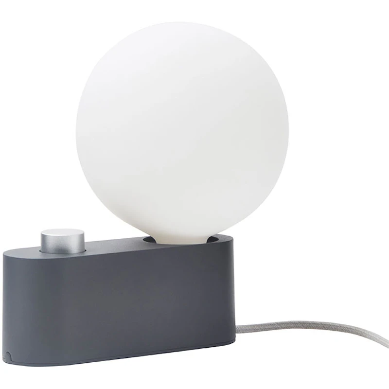 Alumina Table Lamp with Sphere IV, Black