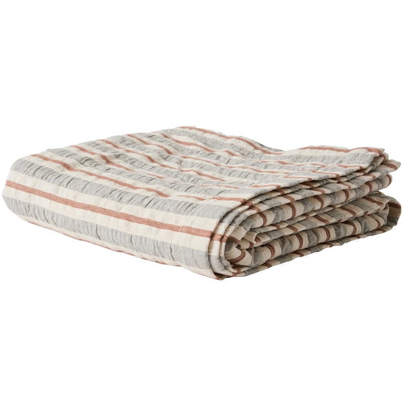 Malva Tagesdecke 180x260, Grau/Tan
