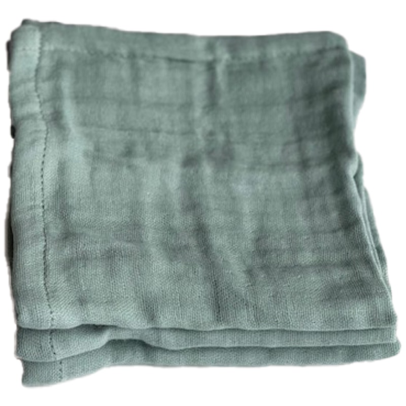 Fine Handtücher 30x30 cm 3-er Set, Dusty Mint
