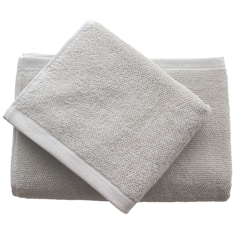Mild Handtuch-Set 50x80 / 70x140 cm, Stone