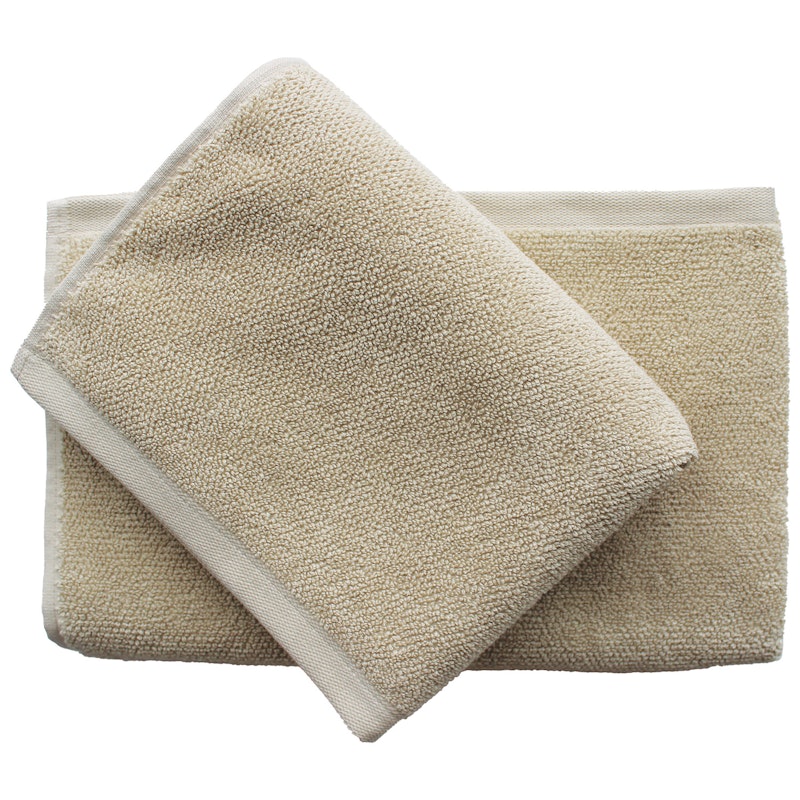 Mild Handtuch-Set 50x80 / 70x140 cm, Pale Honey