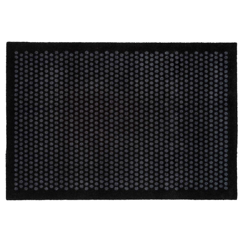 Dot Fußmatte 130x90 cm, Schwarz/Grau