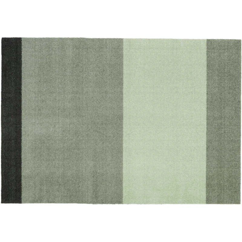 Stripes Teppich Hellgrün / Dunkelgrün, 90x130 cm