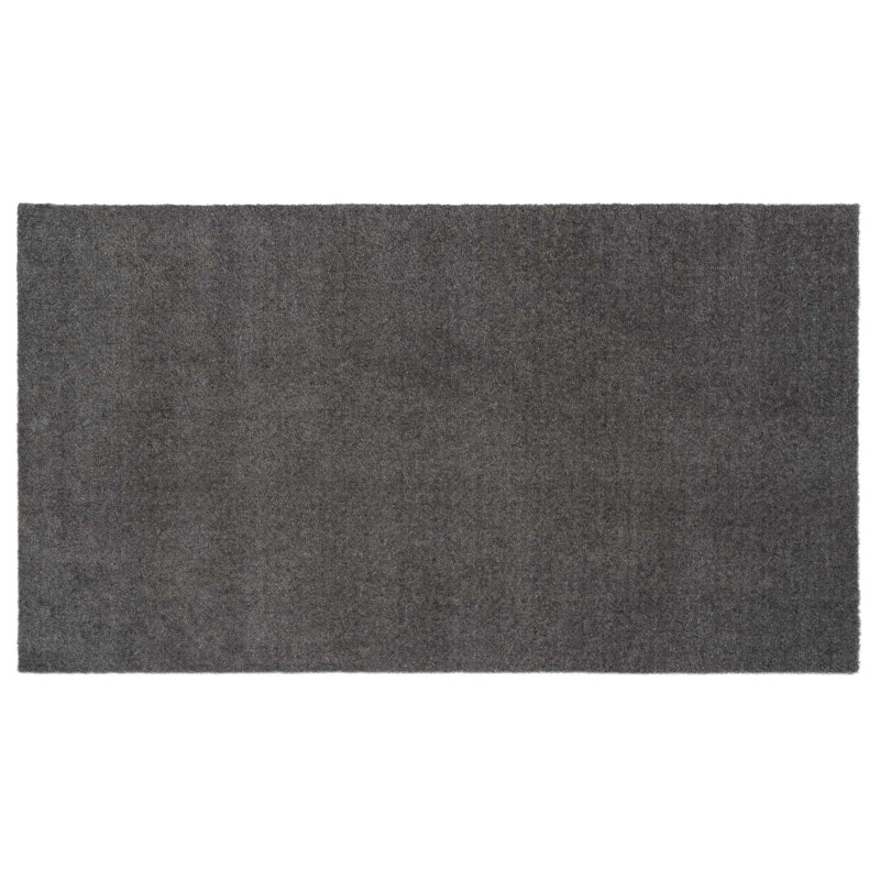 Unicolor Türmatte Stahlgrau, 67x120 cm