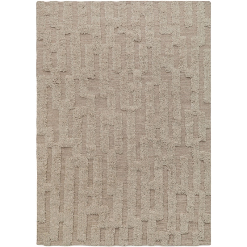 Bielke Wollteppich 250x350 cm, Beige Melange