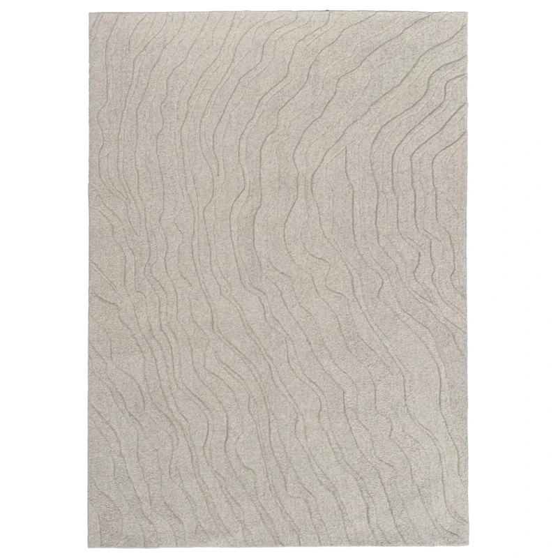 Duvell Wollteppich Hellbeige, 250x350 cm