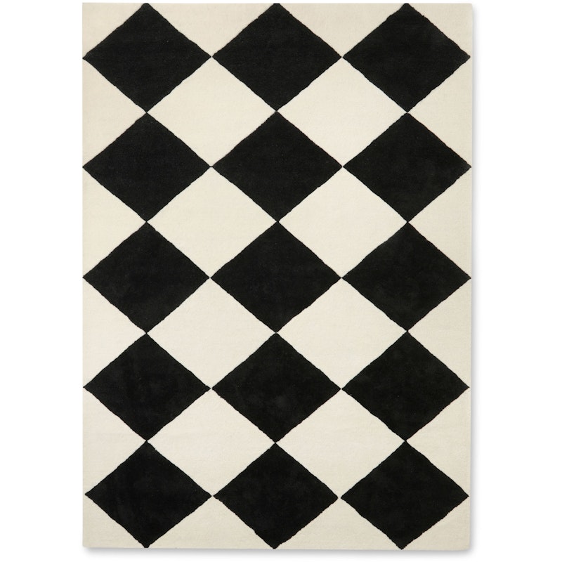 Tenman Wool Rug Black-White 170x240cm