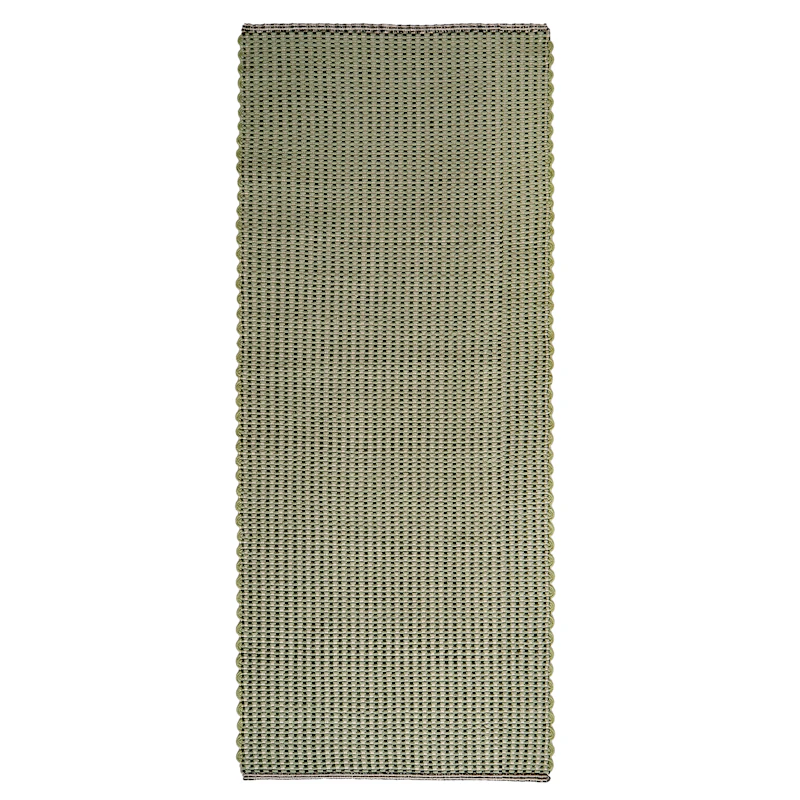 Cord Teppich 70x250 cm, Grün