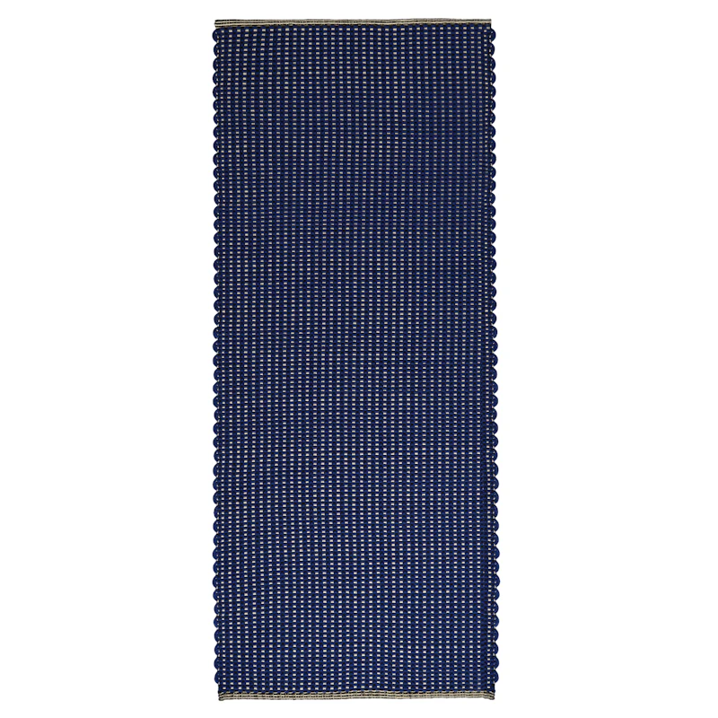 Cord Teppich 70x250 cm, Ultramarinblau
