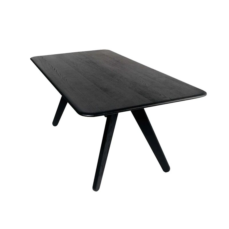 Groove Esstisch 200 cm, Schwarz