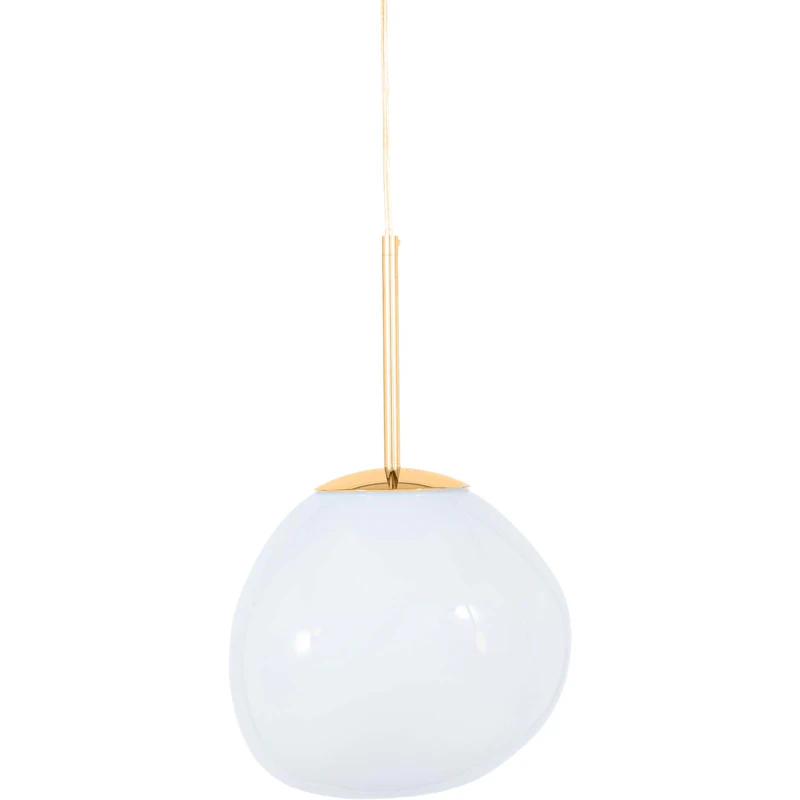 Melt Hängelampe Klein, Opal / Gold