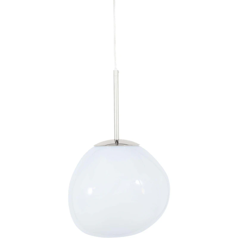 Melt Hängelampe Klein, Opal / Silber