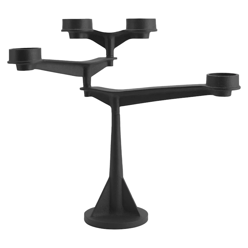 Spin Mini Kerzenhalter, Schwarz