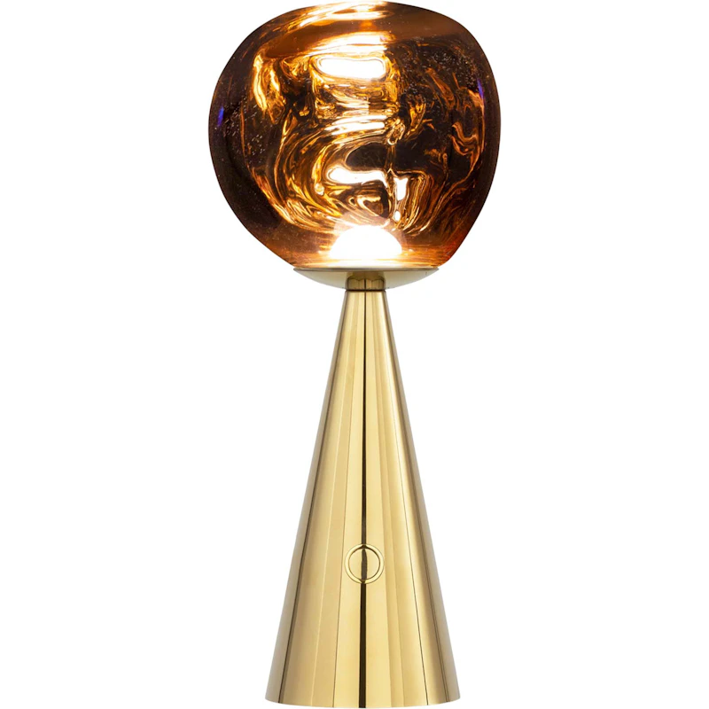 Melt Tragbare Lampe, Gold
