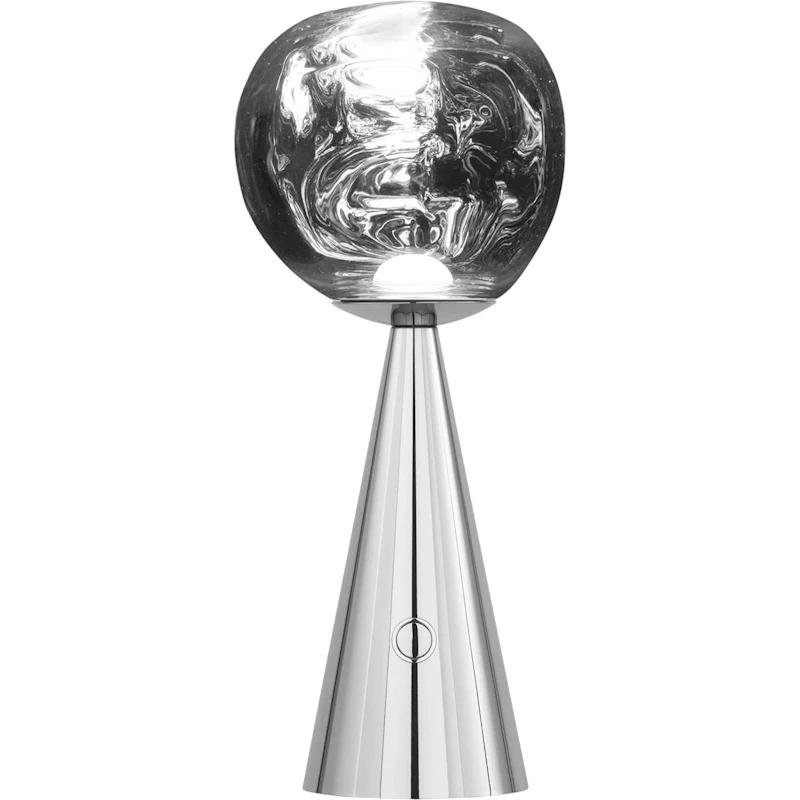 Melt Tragbare Lampe, Silber