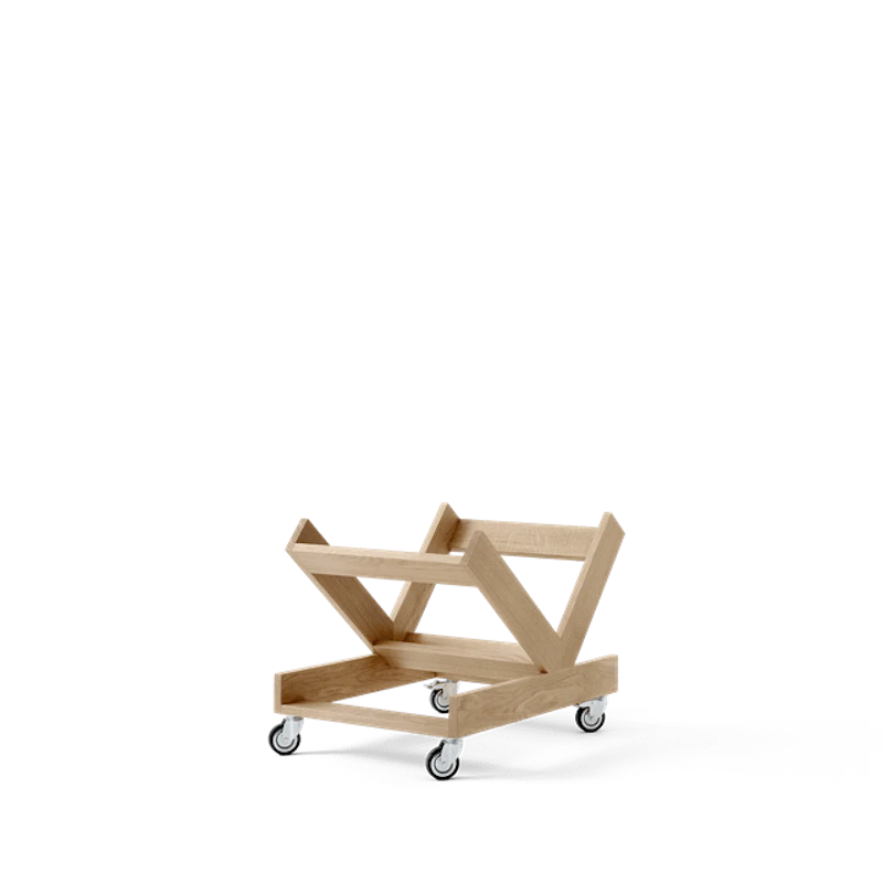 Allwood AV35 Chair Trolley Oak