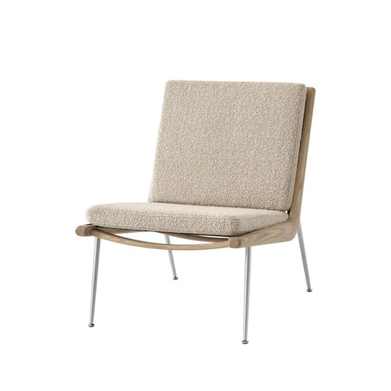 Boomerang HM1 Armchair Oiled Oak/Karakorum 003/Steel