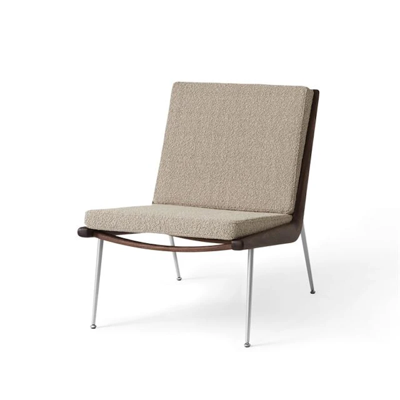 Boomerang HM1 Armchair Walnut/Karakorum 003/Steel