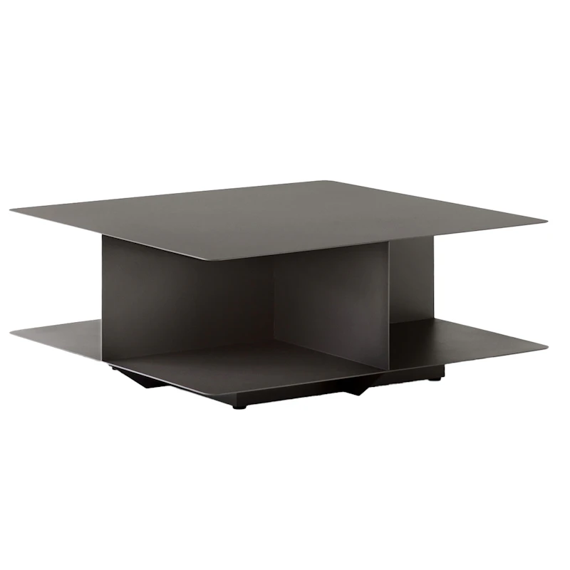 Develius EV3 Kaffeetisch 89x89 cm, Stone Grey