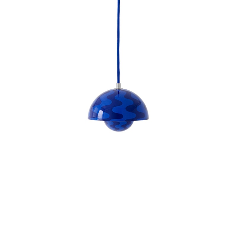 Flowerpot VP10 Hängelampe, Cobalt Blue / Twilight Blue