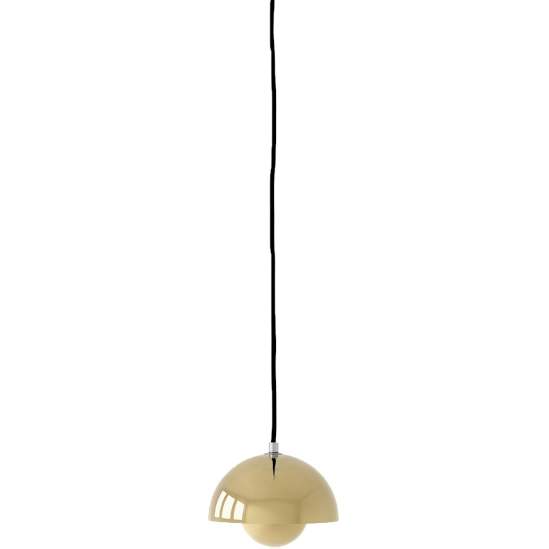 Flowerpot VP10 Hängelampe, Brass-Plated
