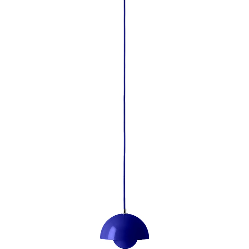 Flowerpot VP10 Hängelampe, Cobalt Blue