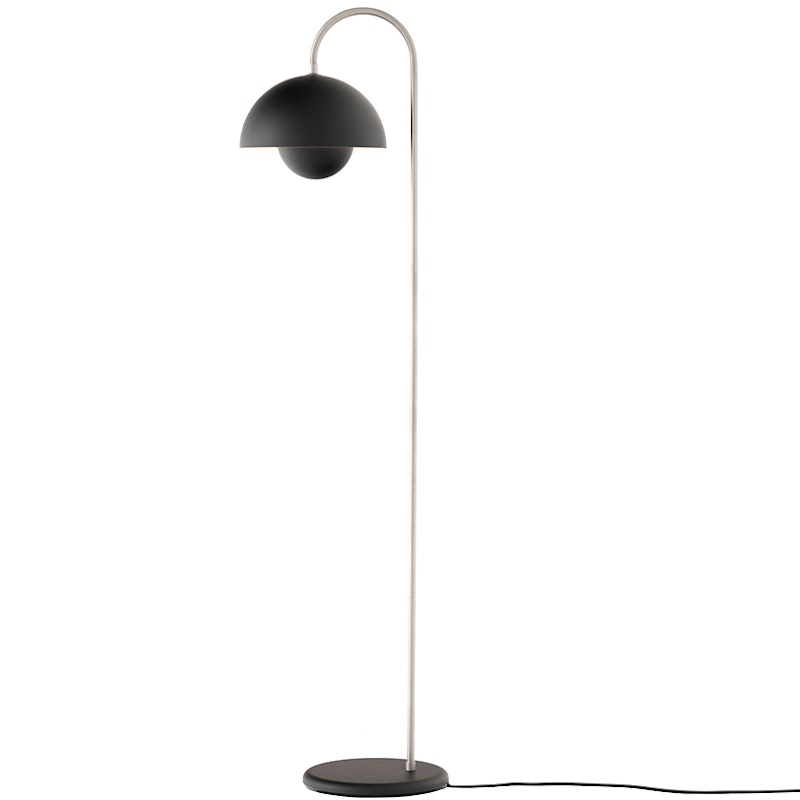 Flowerpot VP12 Stehlampe, Matt Black
