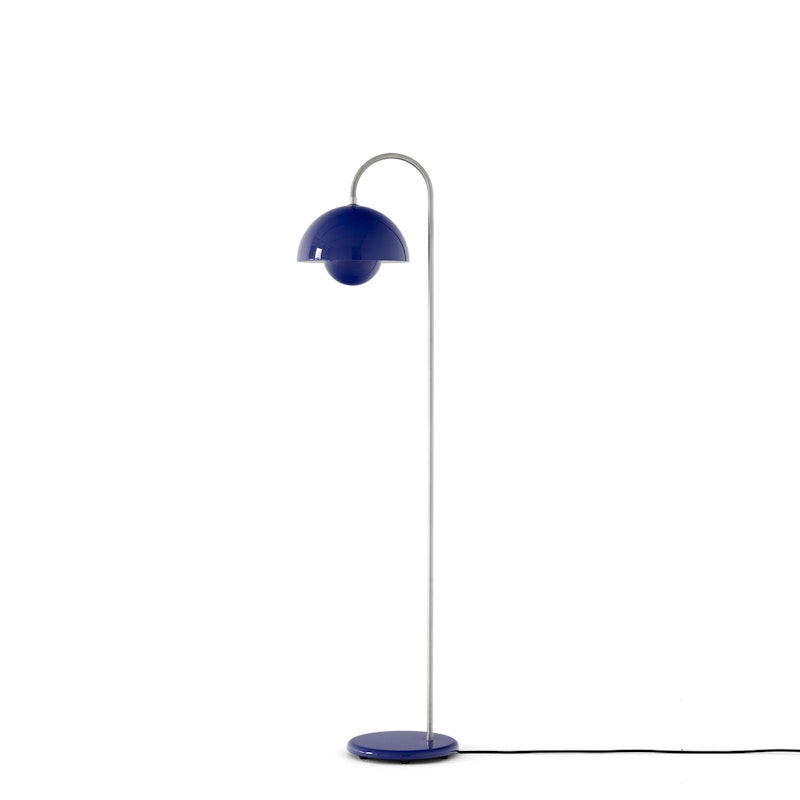 Flowerpot VP12 Stehlampe, Cobalt Blue