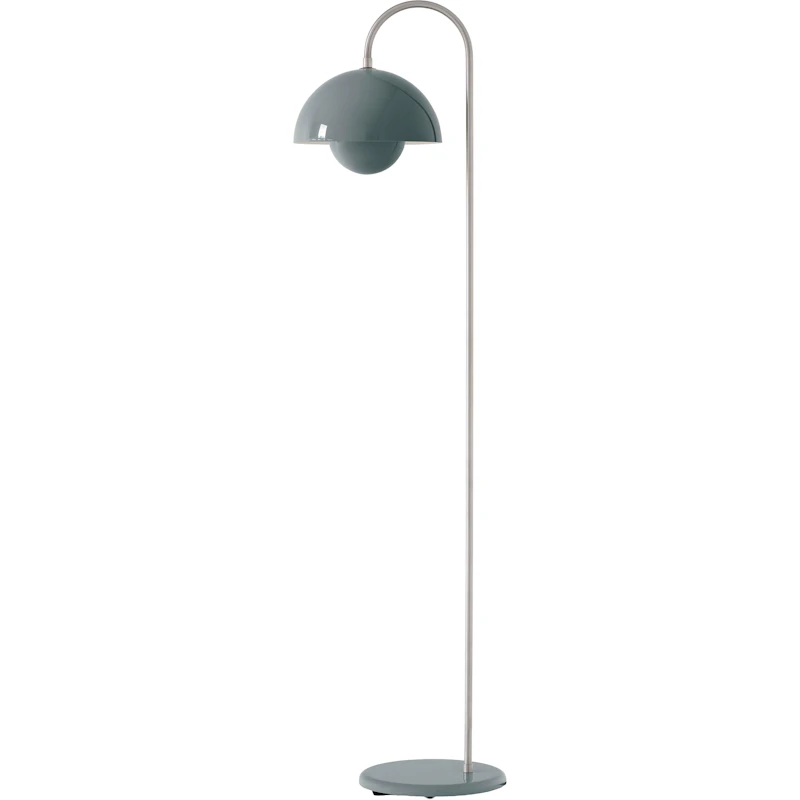 Flowerpot VP12 Stehlampe, Stone Blue