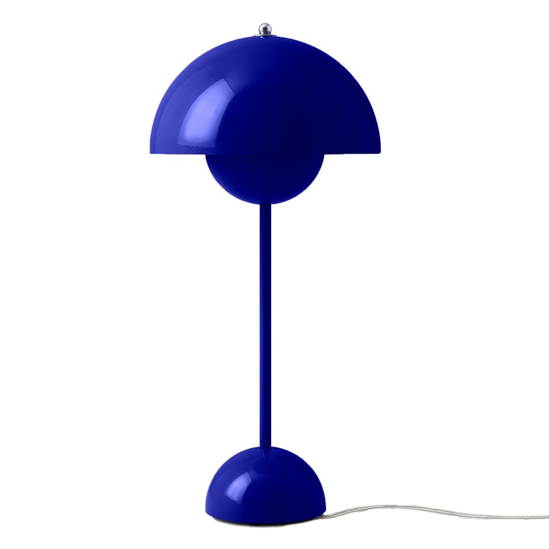 Flowerpot VP3 Tischlampe, Cobalt Blue