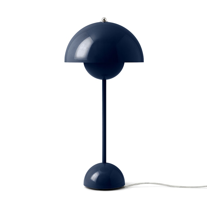 Flowerpot VP3 Tischlampe, Steel Blue