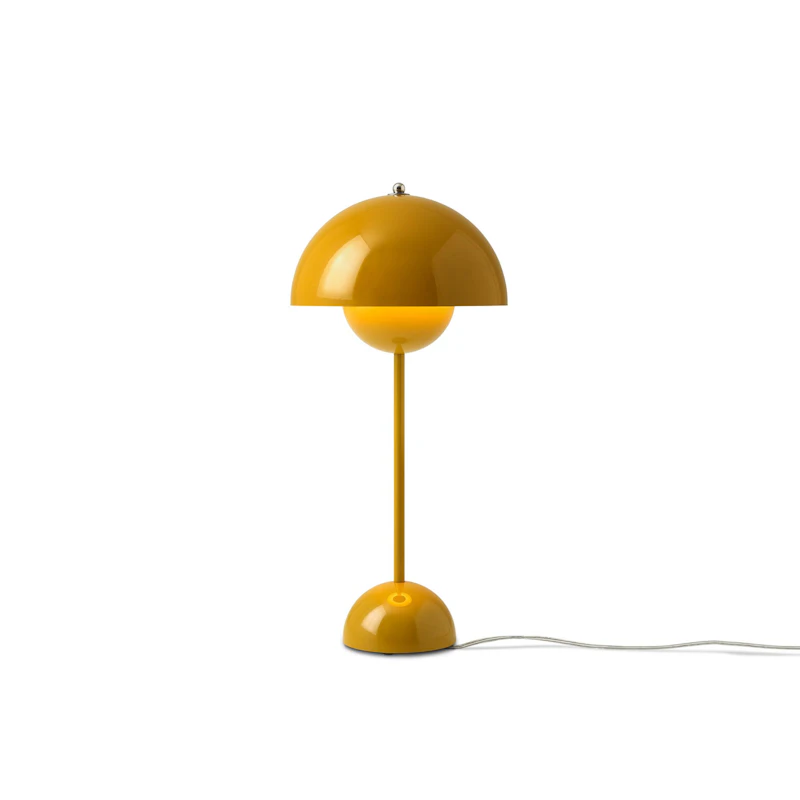 Flowerpot VP3 Tischlampe, Mustard