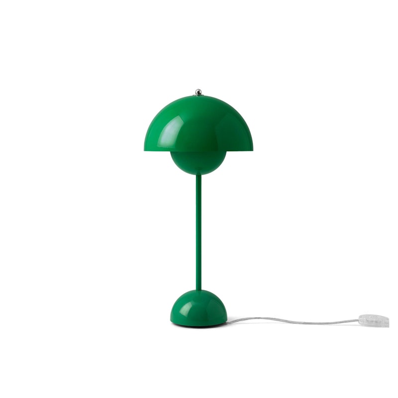 Flowerpot VP3 Tischlampe, Signal Green