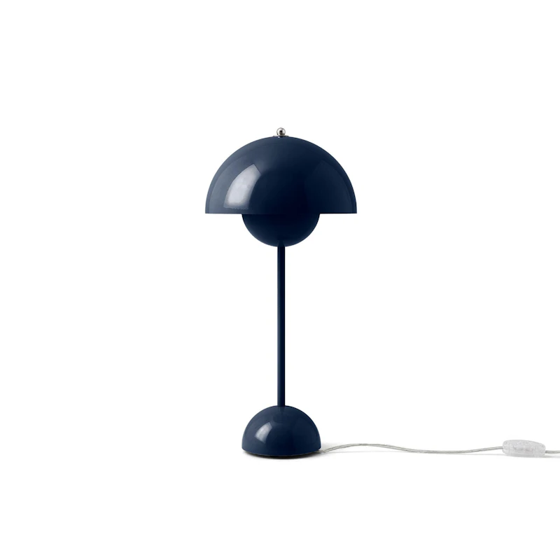 Flowerpot VP3 Tischlampe, Steel Blue