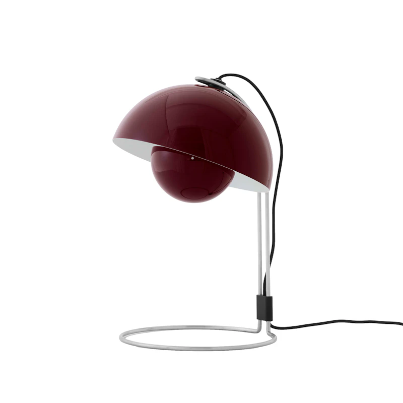 Flowerpot VP4 Tischlampe, Dark Plum