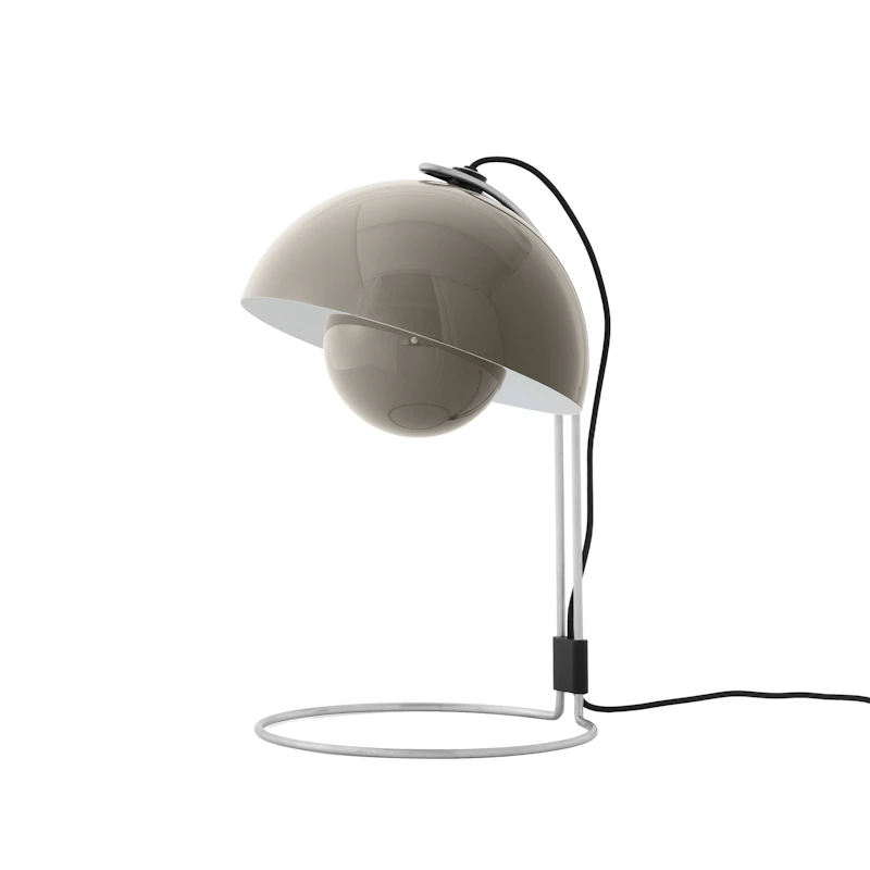 Flowerpot VP4 Tischlampe, Grau-beige