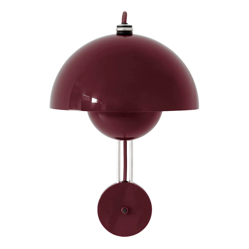 Flowerpot VP8 Wandleuchte, Dark Plum