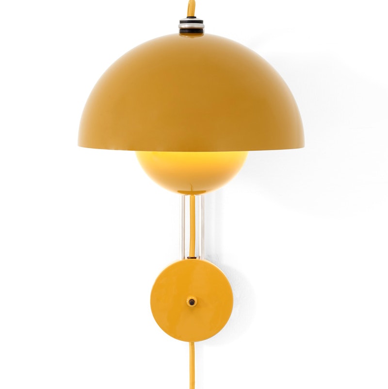 Flowerpot VP8 Wandleuchte, Mustard