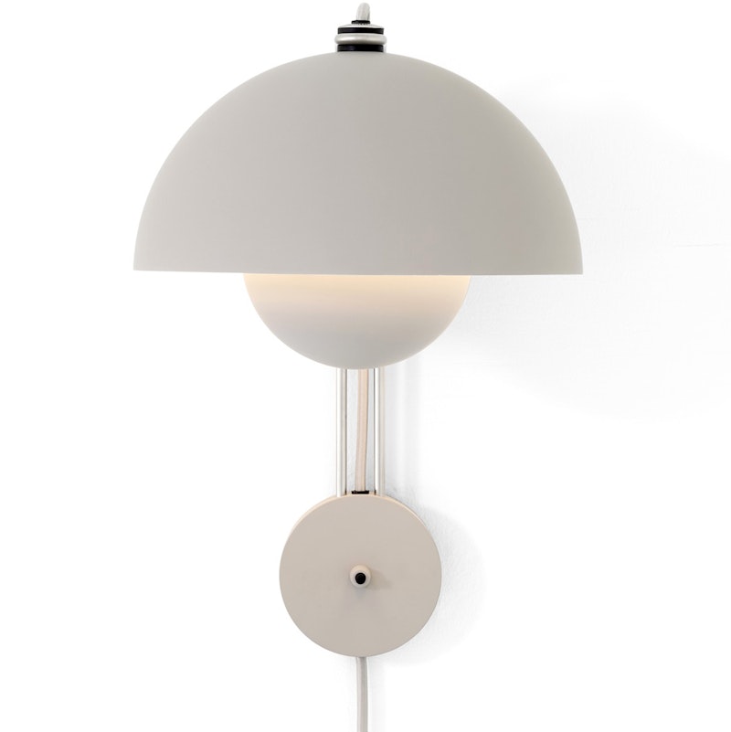 Flowerpot VP8 Wandleuchte, Matt Light Grey