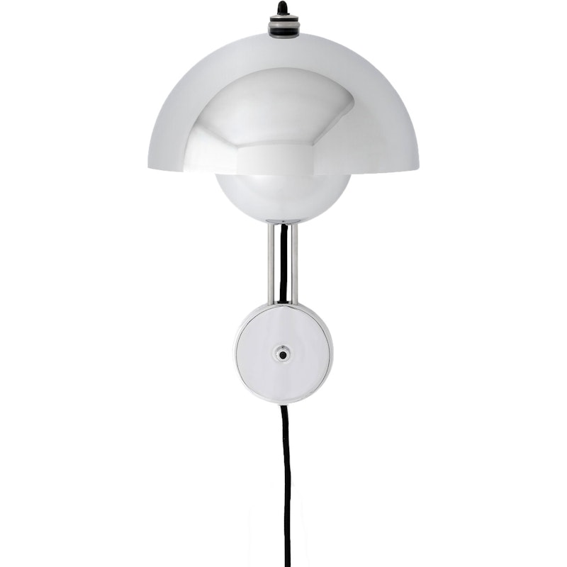 Flowerpot VP8 Wandleuchte, Chrome-Plated