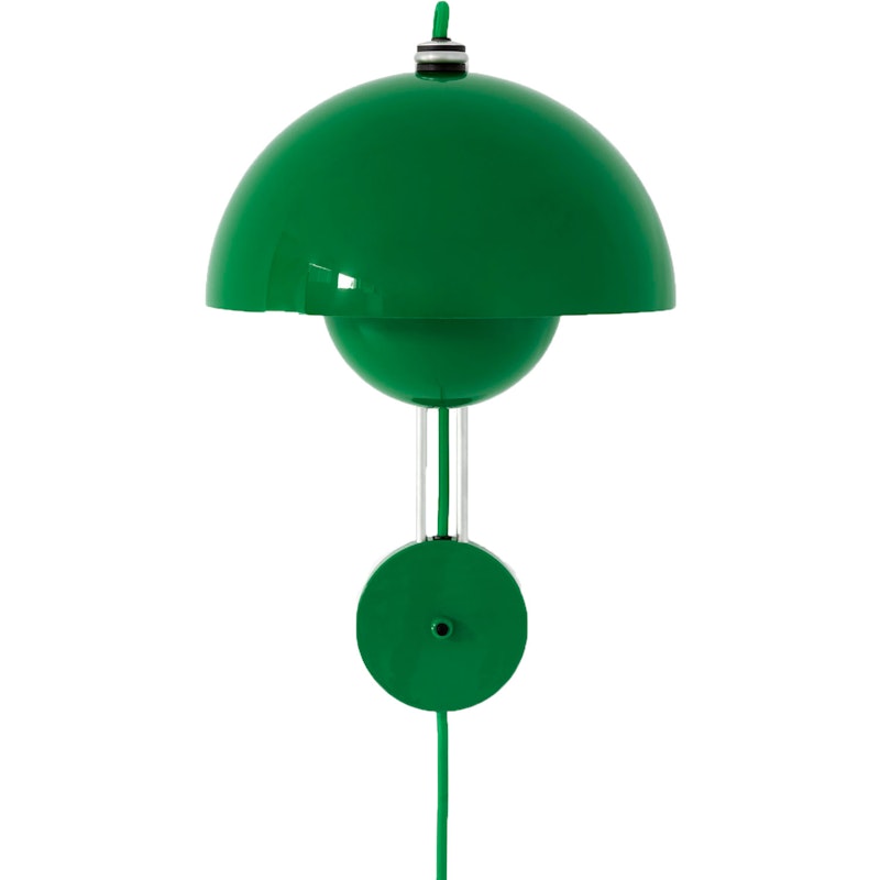 Flowerpot VP8 Wandleuchte, Signal Green